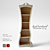 Elegant Dust Furniture Bookcase 3D model small image 1