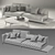 Taylor Frigerio: Stylish Sofa & Elegant Coffee Table 3D model small image 3