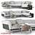 Flexform Este Sofa: Stylish Comfort for Your Living Space 3D model small image 1