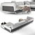 Flexform Este Sofa: Stylish Comfort for Your Living Space 3D model small image 2