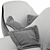 Luxury Florentia Chair by Mauro Lipparini 3D model small image 2