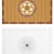 Artistic Parquet Da Vinci: 12 Rosette Designs, 3900x2500 Panel Size 3D model small image 3
