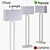 Sleek and Stylish Robert Abbey Floor Lamp 3D model small image 2