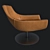 Desiree Swivel Pod Armchair 3D model small image 2