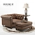 Stunning Hooker Alexa Armchair Set 3D model small image 1