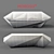 Modern Gemma Sofa by Libeskind 3D model small image 1