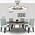 Luxury Dining Set | Gianfranco Ferre Home 3D model small image 1