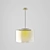 Slv_sRound LED Pendant Light 3D model small image 1