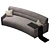 Crate&Barrel Sydney Curved Sofa 3D model small image 2