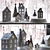 Title: Festive Galvanized Christmas Decor Set 3D model small image 3