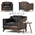 Worthington Armchair: Timeless Elegance & Comfort 3D model small image 1