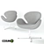 Swan Armchair by Cosmo 3D model small image 1