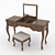 Elegant Provence Toilet Table 3D model small image 2