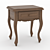 Provence Bedside Table: Elegant and Functional 3D model small image 1