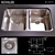 Kohler K-3171 Dual Bowl Sink 3D model small image 1