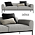 Elegant Bon Sofa: Modern Comfort 3D model small image 1