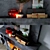 Festive Fireplace: Christmas Decor 3D model small image 2