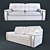 Elegant Canape Bis-M: Lord Collection 3D model small image 2