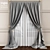 Elegant Artemis Curtains Set 3D model small image 1