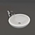 Graceful Washbasin: A Design Sensation 3D model small image 1