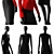 Chic Casual Suit Set 3D model small image 2