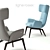 Modern French Design: Ligne Roset @-Chair 3D model small image 2