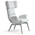 Modern French Design: Ligne Roset @-Chair 3D model small image 3