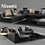 Powell Sofa: Sleek and Stylish Seating Solution 3D model small image 2