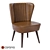 Modern Upholstered Chair 3D model small image 1