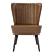 Modern Upholstered Chair 3D model small image 2