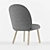 Modern Danish Design Ace Lounge Chair 3D model small image 2