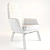 Modern Comfort: Era Lounge Chair 3D model small image 3