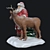 Santa's Ceramic Statue 3D model small image 2