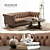 Modern Hooker Alexa Sofa Set 3D model small image 1