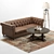 Modern Hooker Alexa Sofa Set 3D model small image 2