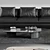 Elegant Minotti Lawrence Sofa 3D model small image 2