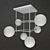 Elegant Soap Chandelier by SchwungHome 3D model small image 3