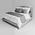 Modern 2018 Bed Set: Sleek & Stylish 3D model small image 2
