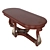 Galimberti Art-105: Classic Wooden Piano Table 3D model small image 2