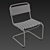 Rex Upholstered Dining Chair 3D model small image 3