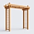 Elegant Pergola: Transform Your Space 3D model small image 1