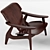 Sergio Rodrigues Armchair: Timeless Elegance 3D model small image 2