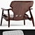 Sergio Rodrigues Armchair: Timeless Elegance 3D model small image 3