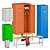 Sporty Storage Set 3D model small image 1