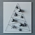 Wire Christmas Tree Decor with Toys - Unique Wall Decoration 3D model small image 2