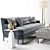 Baker Celestite Sofa Set: Elegant & Versatile 3D model small image 2