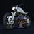 Vagabund V07 BMW R100R Custom 3D model small image 1