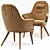 Modern Kaia Lounge Chair - Stylish and Comfortable 3D model small image 2