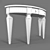 Sleek Modern Table 3D model small image 3