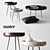 Sleek Bowl Table by Mater Design 3D model small image 1